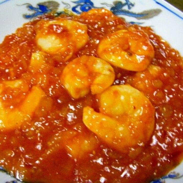 手抜きでも簡単美味しい ぷりぷり海老チリ レシピ 作り方 By Nkkmarine 楽天レシピ